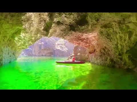 Emerald Cave Kayaking tour just 45 minute drive from Las Vegas at Willow Beach Marina