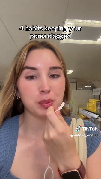 Hábitos que causan poros obstruidos y cómo solucionarlos