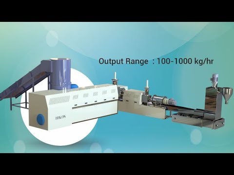 Cutter Compactor Extruder – High Efficiency Plastic Recycling System - www.hikonindia.com