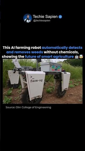 This AI Farming Robot Automatically Detects & Removes Weeds Without Chemicals 🤖🌱