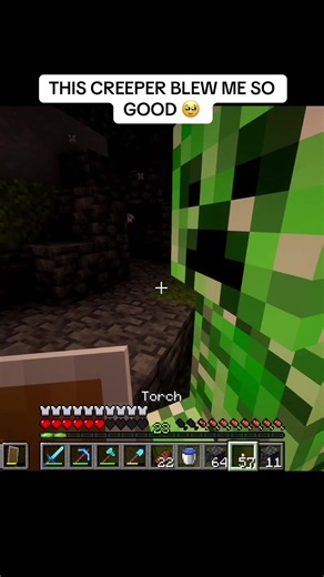 Minecraft ASMR: Creeper Surprise Reaction