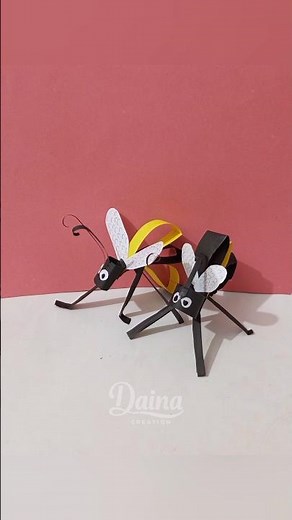 DIY Paper Mosquito 🦟 | Easy & Realistic Insect Craft Tutorial | Creative Paper Art