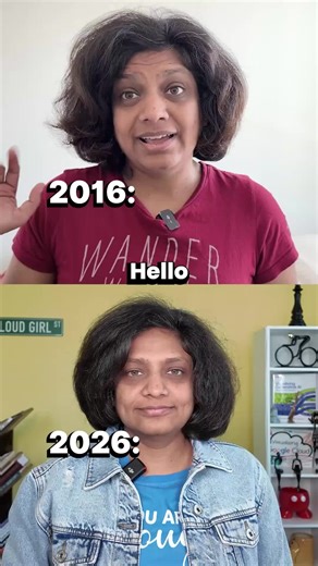 If I could call the 2016 version of me, who was broke, lost, and wondering if any of it would ever work out, this is exactly what I'd say. You pay off every rupee. Google finds you. Microsoft comes to you. You write best-sellers, speak at TED, teach AI at Wharton, and fly mom and dad to America. But the part she needed to hear most wasn't any of that. It was just, don't quit. If you're in your 2016 right now, keep going. Your 2026 self is rooting for you. #talkingtomyyoungerself #careergrowth #d