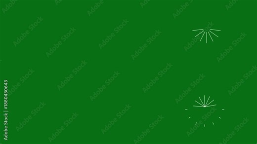 Cartoon animated explosion FX 4K showing circle blast fireworks, energy burst, glowing ellipse on green screen, Geometric effects, Circle blast pop up loop animation effect Shiny vector. 4k animation