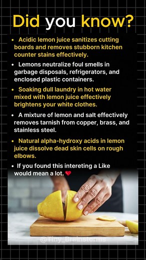 Surprising Household Uses for Lemons