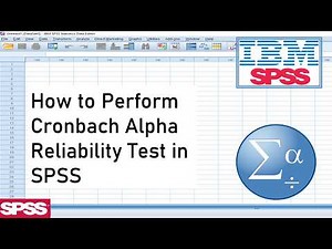 Quick Tutorial on How to Perform Cronbach Alpha reliability test on SPSS