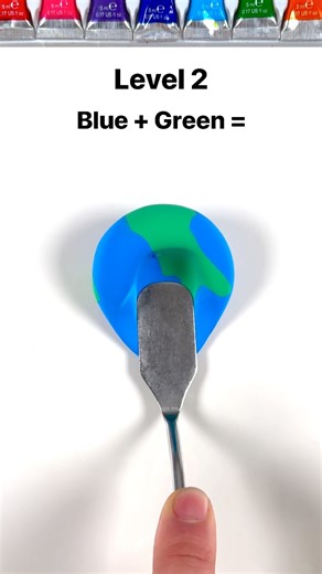 Guess the mixed colors (increasing difficulty!)- part 2 #colormixing #guessthecolor #mixingthings #oddlysatisfying #artreels #satisfying #asmrart #satisfyingvideos #satisfyingreels | Joshua Javaherian