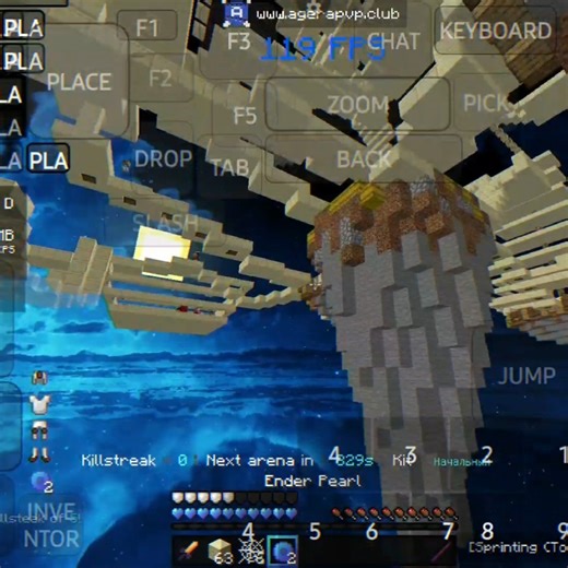 Clutch in buildffa #agerapvp #minecraft