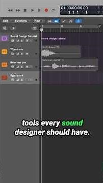 The 3 Sound Design Tools Every Sound Designer Must Have #sounddesign