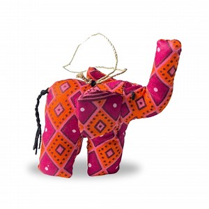 Stuffed Elephant Christmas Ornament, Handmade Far Trade in Uganda, East Africa - Etsy