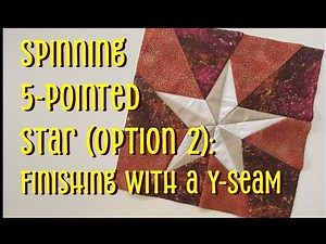 Spinning 5-Pointed Star using Y-seam
