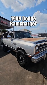 ▶ Walkaround for this 1989 Dodge Ramcharger Sold in Houston, Texas for $5,800. Additional Details from Ad Description Return her back to glory. Still runs like a champ, 360 cu in 5 .9L V8 fires up easy and strong. Body is straight. Spent some years in UTAH (has some surface rust under carriage as a result). Brought her here in 2014, some work done to get her up and going to take the dog around and have some fun in the mud (4x4). After Roscoe passed truck sat (some serious play in the wheel and g