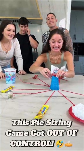 This Pie String Game Got OUT OF CONTROL! 🤣🥧 #shorts #viralgames
