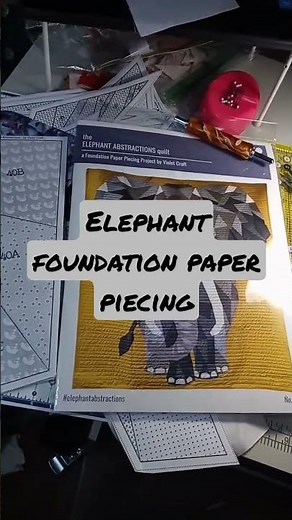 The Elephant Abstractions Quilt By: Violet Crafts