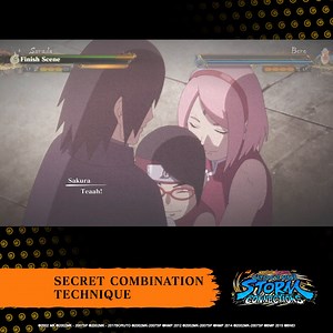 139K views · 1K reactions | When the Uchiha family unites on the field, they let the power of their Secret Combination Technique in NARUTO X BORUTO Ultimate Ninja STORM CONNECTIONS speak for itself. Make them proud, Sarada!  | BANDAI NAMCO Entertainment | Facebook