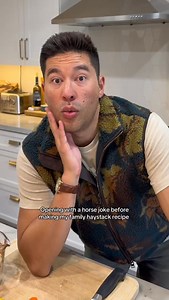 I crack myself up. You’re welcome. 🤣 #baking #dadhumor #haystack #familyrecipe #athomewithbryan | At Home With Bryan