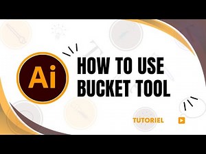 How to use the paint bucket tool in adobe Illustrator