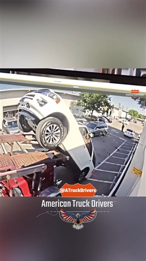 American Truck Drivers Inc. | Driver accidentally reverses instead of driving forward — simple mistake turns into costly moment | Instagram