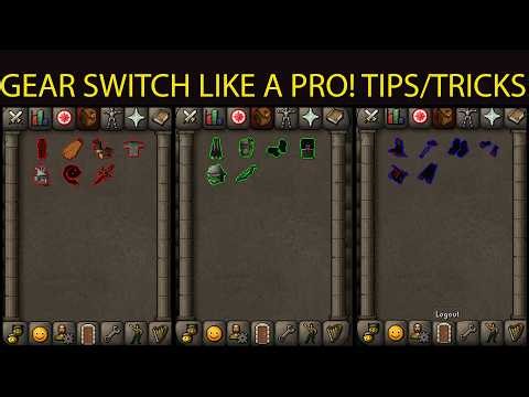 Runescape Tips/Tricks! HOW TO GEAR SWITCH FASTER! (GUIDE)