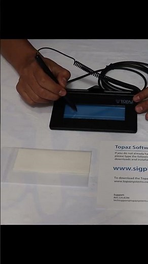 Signature Pad for Digitizing Signatures or Electronic Signatures #Shorts