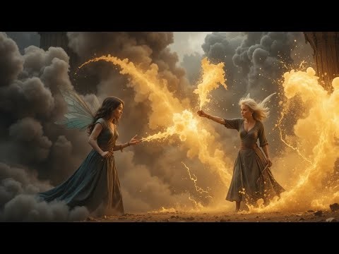 "Fairy Dee #vs The Evil Old Witch #Magical 3D Jungle Story #🐒🐝🦁🪄🌲#facts #magic