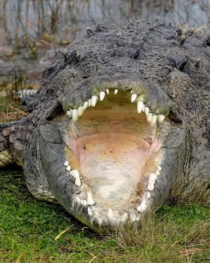 The American crocodile is one of the largest reptiles in North America, typically reaching lengths of up to about 15 feet (4.5 meters), though most wild individuals are smaller