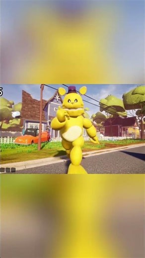 DON'T TEST FREDBEAR IN HELLO NEIGHBOR #helloneighbor #fnaf #challenge #fredbear