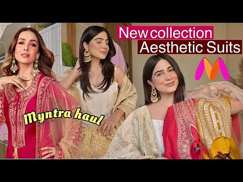 New Collection from Myntra, elegant festive suits #myntra