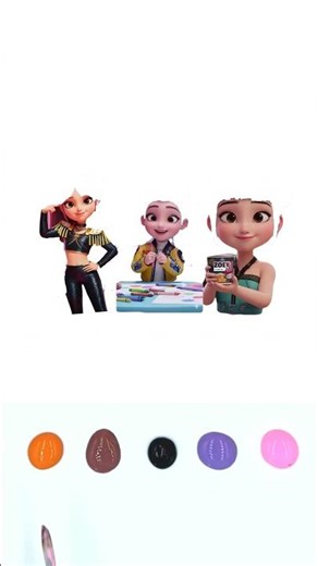 Kpop Demon Hunters Kids Hair Change Color #kpopdemonhunters #art #viral