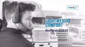 B350-XT Wireless Bluetooth Mono Headset with 96% Noise Cancellation Microphone & Lightweight Headband