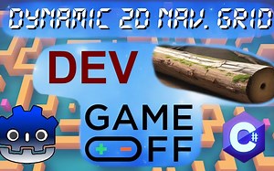 在 Godot 中动态 Astar 创建 2D 导航网格（而非绑定到图块地图）！（游戏开发教程）