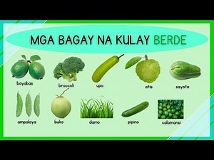 KULAY BERDE| MGA BAGAY NA KULAY BERDE|