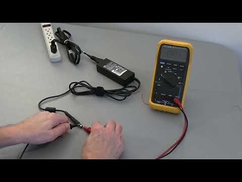 How to Test a Laptop Power Supply using a Multimeter