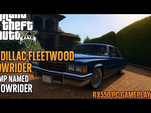 Grand Theft Auto V – Cadillac Fleetwood Lowrider | Pimp Named Flowrider Gameplay