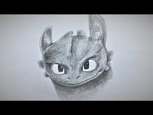 Drawing - Toothless | How to Train Your Dragon