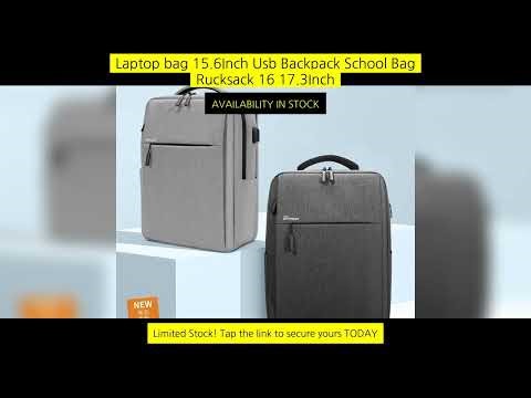 Laptop Bag 15.6Inch Usb Backpack School Bag Rucksack 16 17.3Inch Backbag