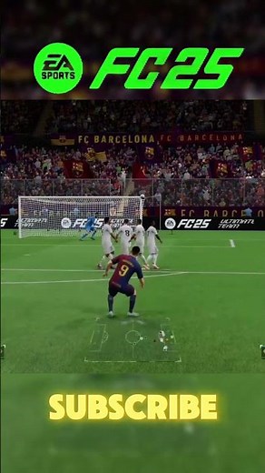 KNUCKLEBALL Freekick in FC25 #fc25 #shorts