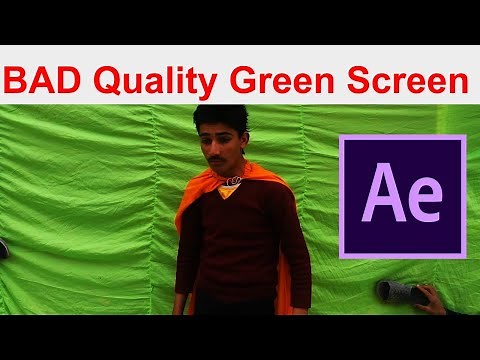 Fix Bad Quality Green Screen In After Effects