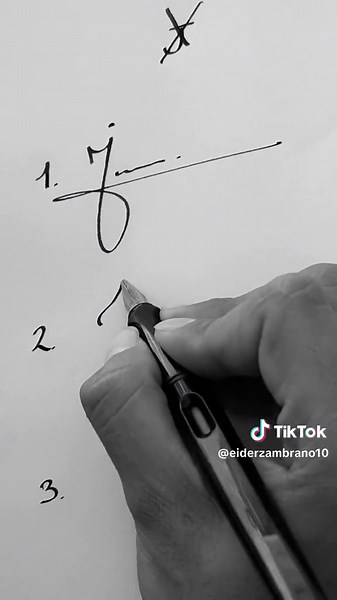 Mejora tu firma con la letra J