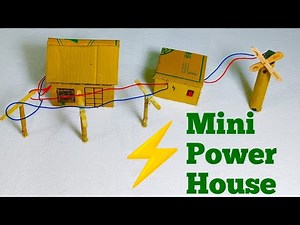 DC Motor Turbine Electricity Demo