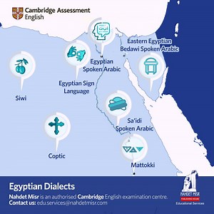 The answer to the previous posts’ question: There are seven recorded Egyptian dialects - Egyptian Spoken Arabic - Egyptian Sign Language - Siwi - Coptic - Sa'idi Spoken Arabic - Mattokki - Eastern Egyptian Bedawi Spoken Arabic (https://www.ethnologue.com/guides/how-many-languages) contact us: info.eduservices@nahdetmisr.com Hotline:16766 #cambridgeenglishassessment #cambridge #nahdetmisrpublishinghouse #NMG | Nahdet Misr Education