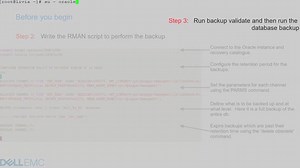 How to Run a Backup for Dell EMC PowerProtect Oracle RMAN Agent