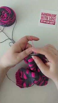 how to knit short row spots #knitting