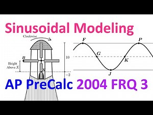 2004 FRQ 3 - Sinusoidal Modeling [AP Precalculus]