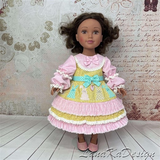 Easter Bunny Dress for 18 Inch Doll - Etsy