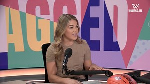 "I really don't want them to find out." 😬 Sarah Rowe shares a forgettable moment involving her parents on Tagged, watch the full episode now: afl.com.au/aflw/video/1195537 | AFL Women's