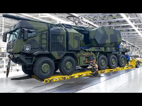Inside Secret German Factory Producing Massive Armored Trucks | MAN Plant Tour