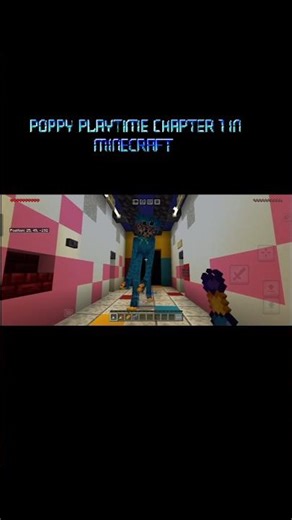 huggy wuggy chase seen watch now🤩 #minecraft #poppyplaytime #map #minecraftmaps #huggywuggy