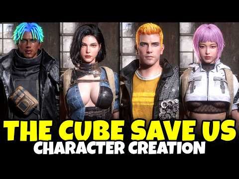 THE CUBE, SAVE US Character Creation (Full Male & Female Customization, All Options, Outfits, More!)