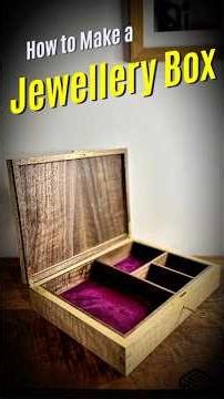 Pure Luxury: Crafting the Perfect Jewellery Box | Woodworking #woodworking #handmade #howto